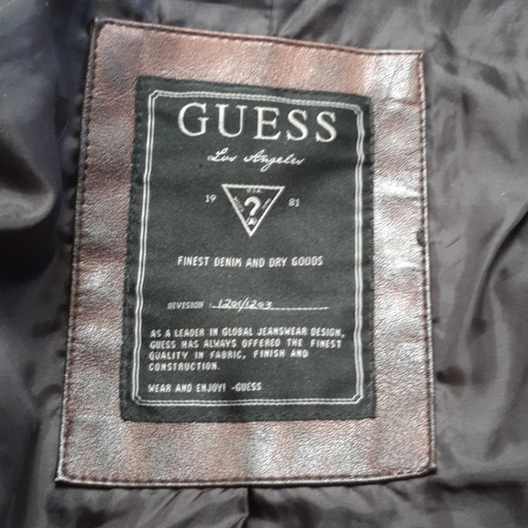 Guess faux leather jacket. Vegan friendly! - Picture 4 of 6